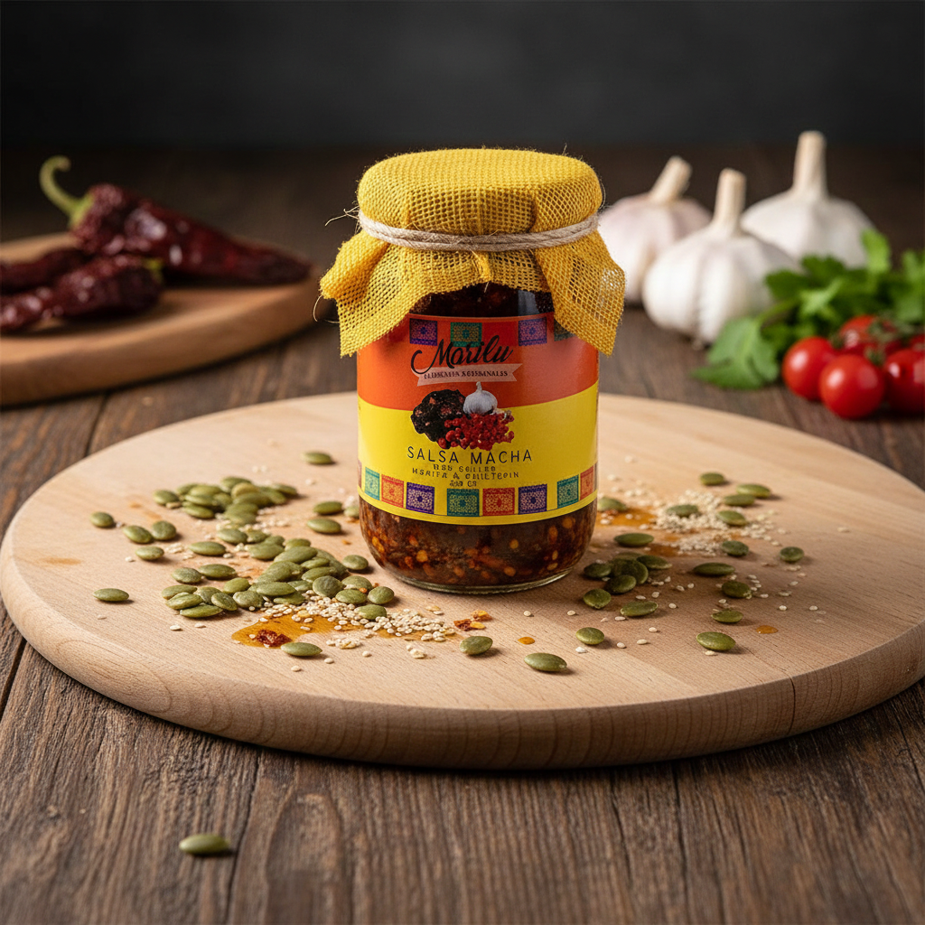 Salsa-Macha-Chile-Morita-&-Chiltepin-De-Sonora-(230-Gr)