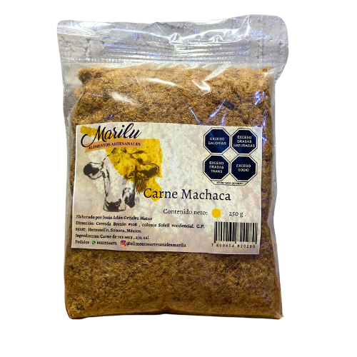 tradicional machaca de res empaque de machaca alimentos artesanales Marilu